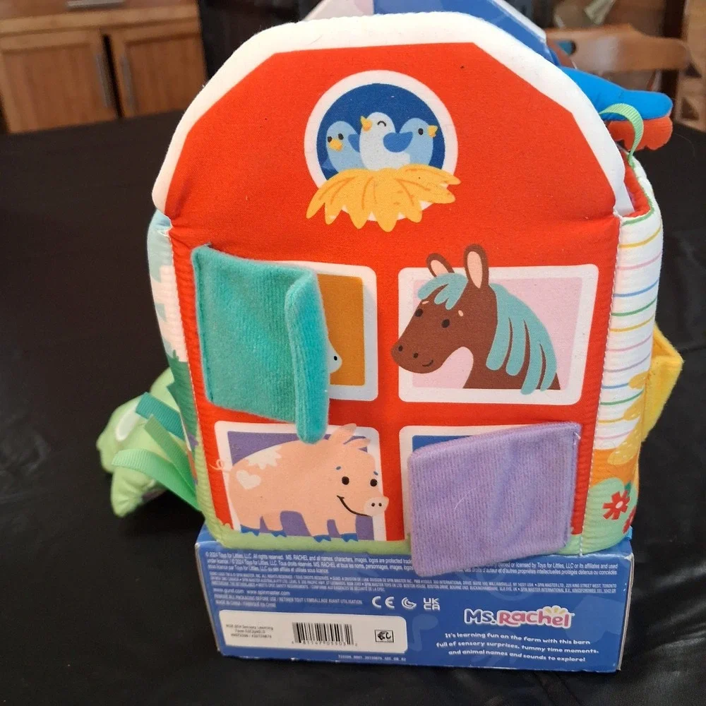 Ms. Rachel Sensory Learning Farm Unisex Baby OS Multicolor Gund Baby Toy NEW